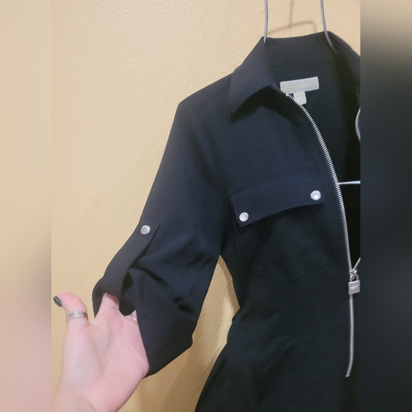 MICHAEL MICHAEL KORS zip-front shirt dress - Picture 10 of 11